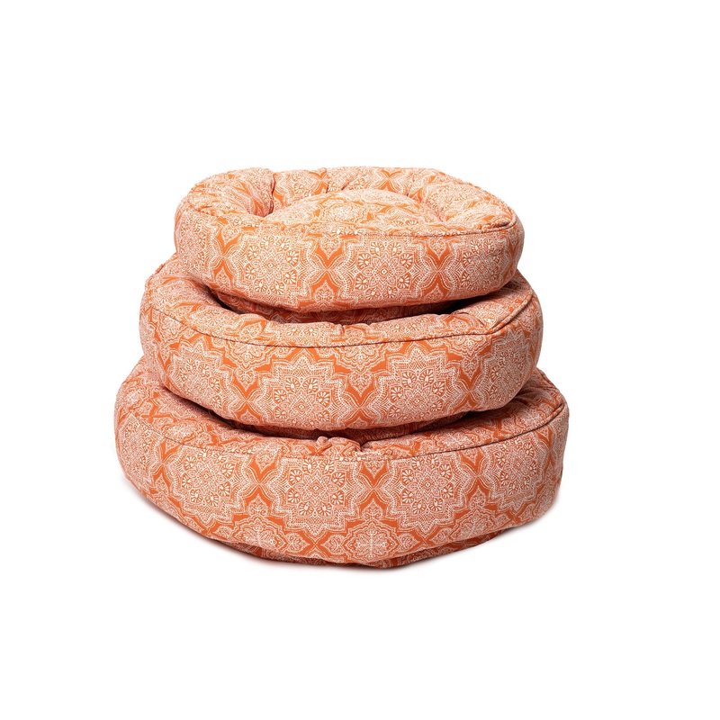Canine Styles - Cotton Canvas - Curacao Orange - Dog Bed