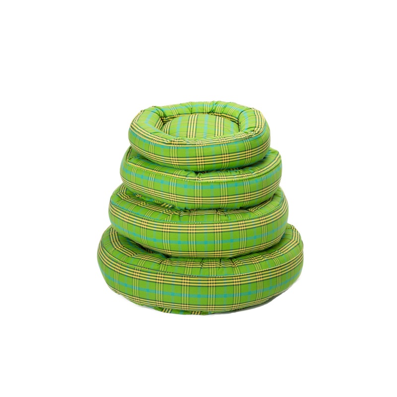 Canine Styles - Cotton Canvas - Signature Green Plaid - Dog Bed