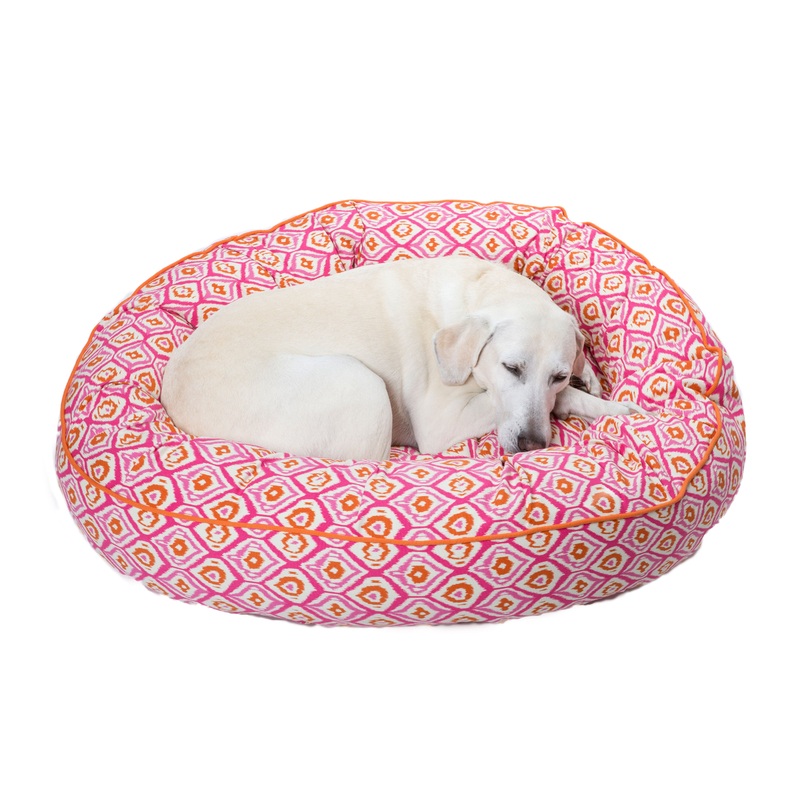 Canine Styles - Moroccan Pink - Nesting Bed - Dog Bed