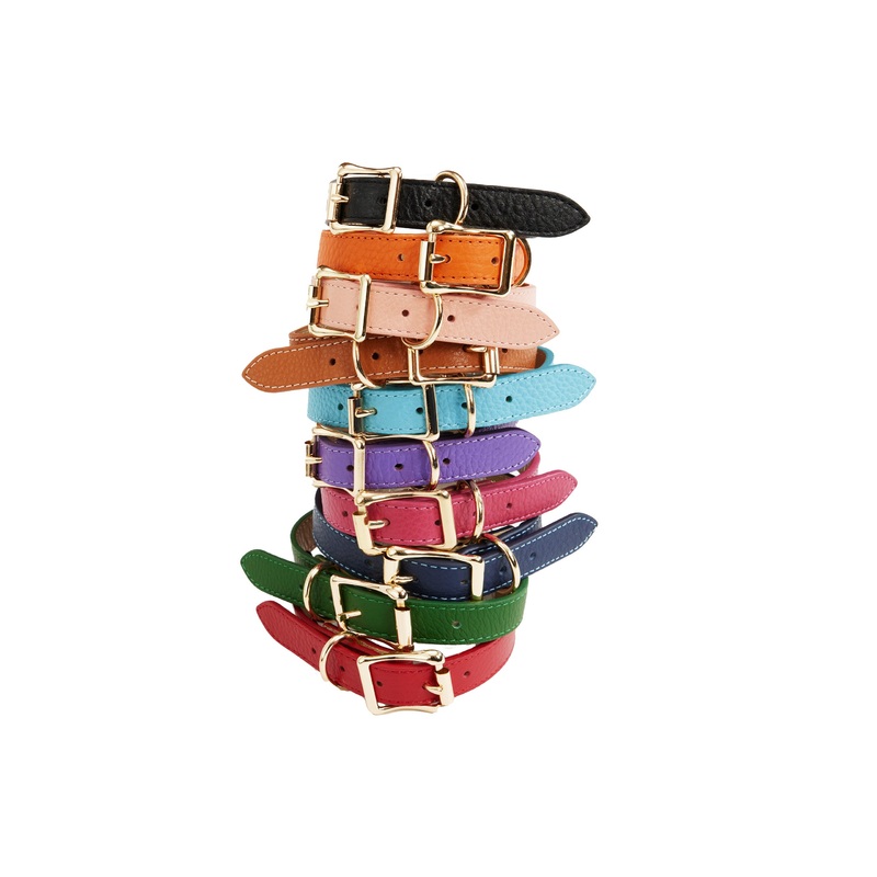 Canine Styles Soft Leather Collar - 10 Colors