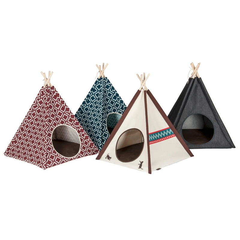 Canvas Dog Teepee - 4 Color Options