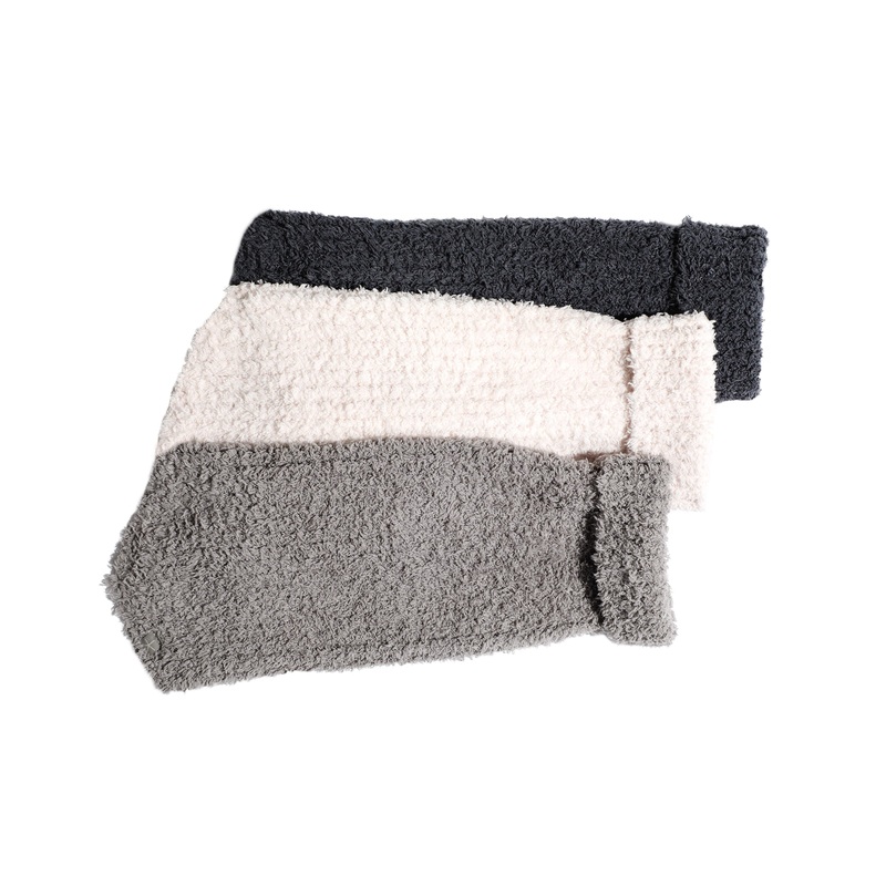 Chenille Rag Dog Sweater - Dark Gray, Light Gray, Black, Winter White, Rose -  5 Color Options