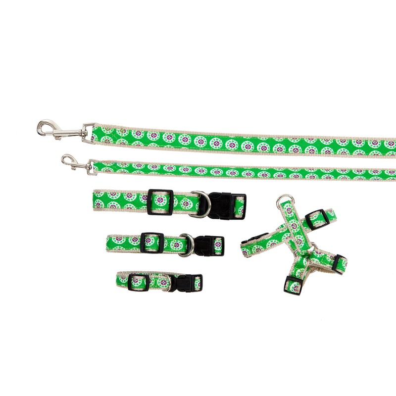 Designer Collection - Collars, Harnesses & Leads - Follard Green