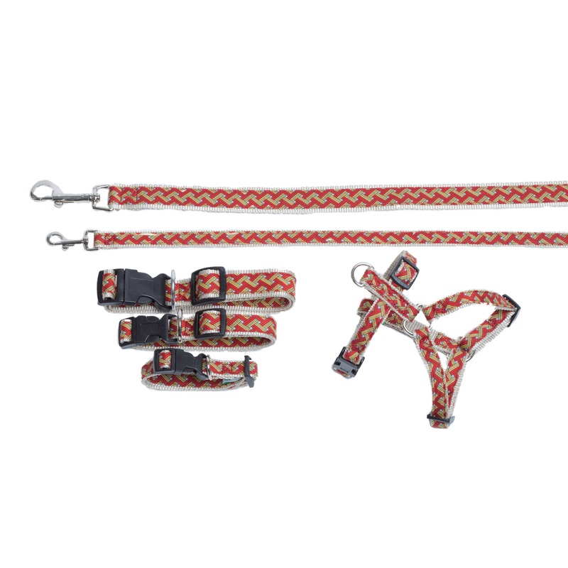 Designer Collection - Dog Collars, Harnesses, & Leads - Orange Tuscan