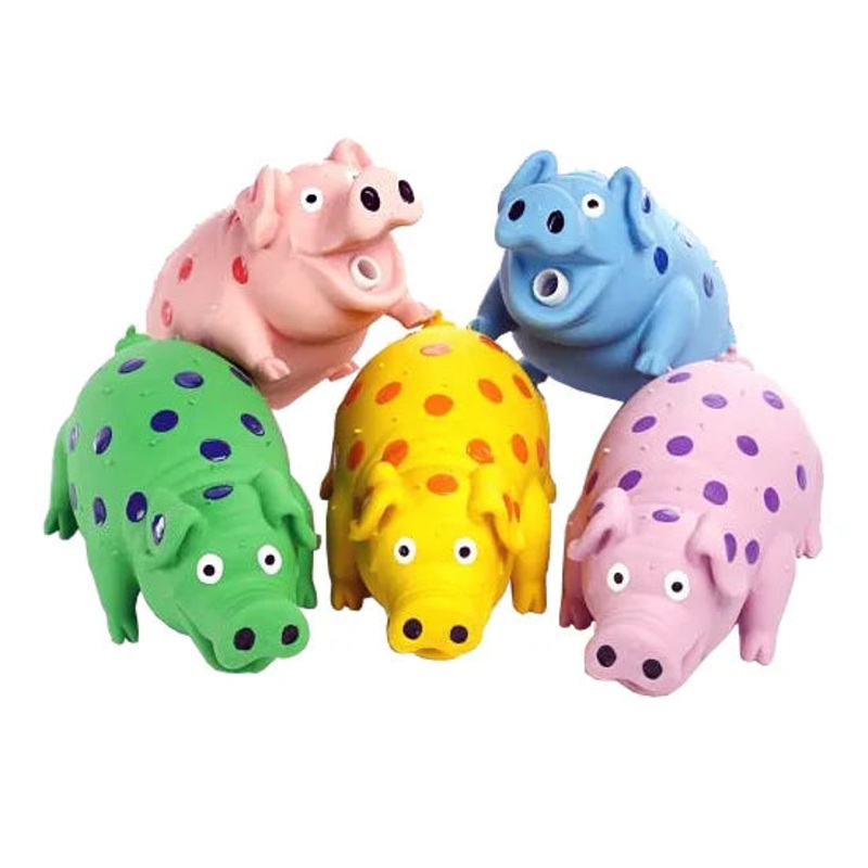 Dog Toy - Latex Pig that Oinks Toy - 2 Sizes