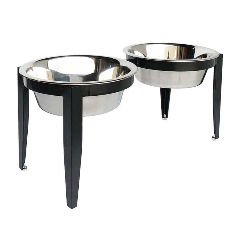 Double Diner Vision - Dog Feeder - Dog Bowl - 2 Color Options