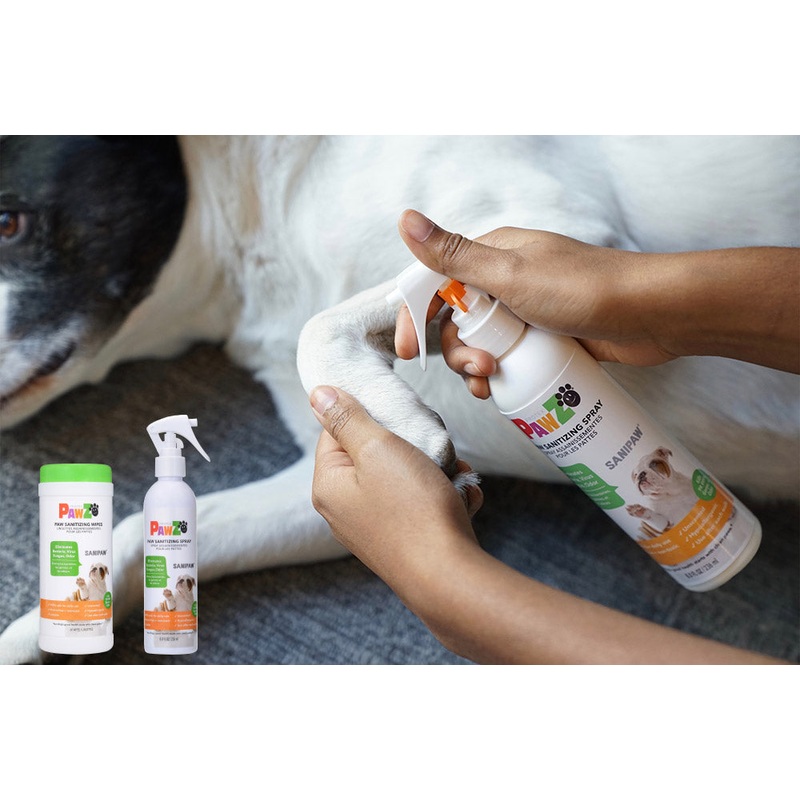 Grooming Wipes & Spray - Sanipaw "Improved Dispenser"