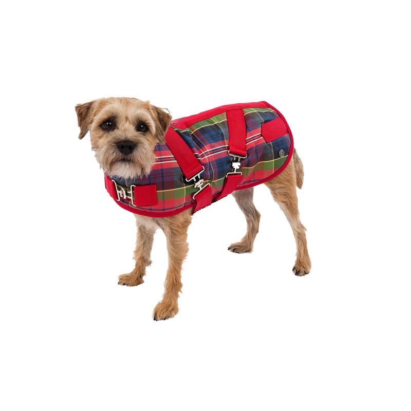 Horse Blanket, Red & Green Tartan