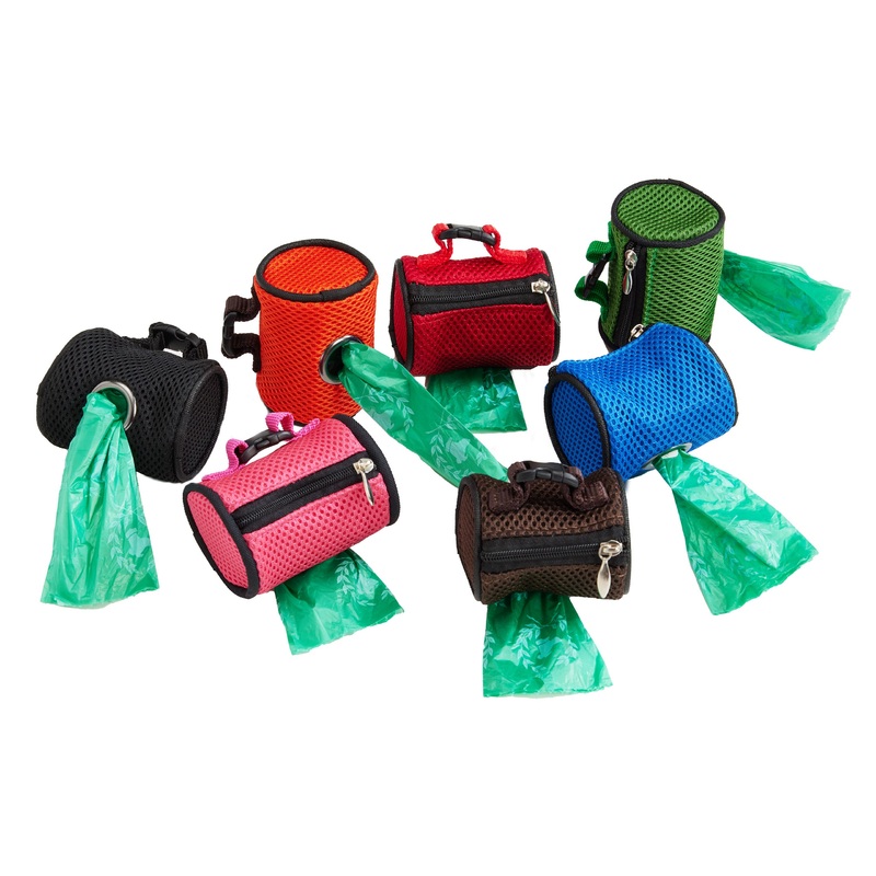 Mesh Bag Holders - 7 Color Options - Poop Bag Holder