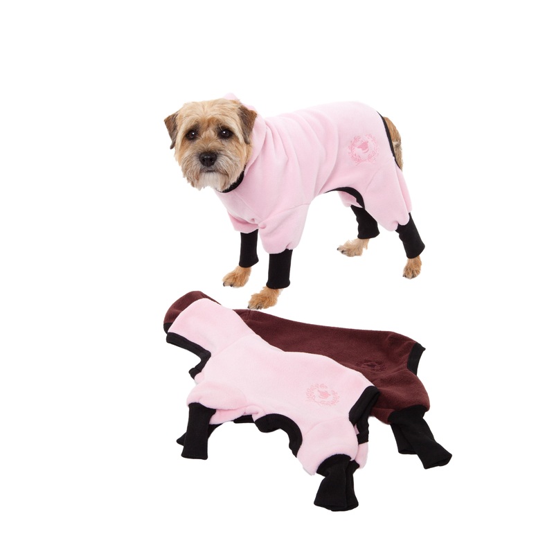 Track Suit - Polar Fleece - Four-Legged - 2 Color Options - Light Pink & Brown