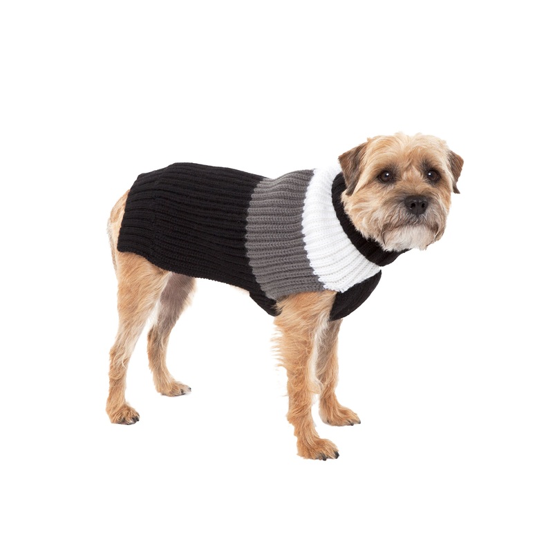 Wool - Deer Valley - Black, Grey & White Sweater