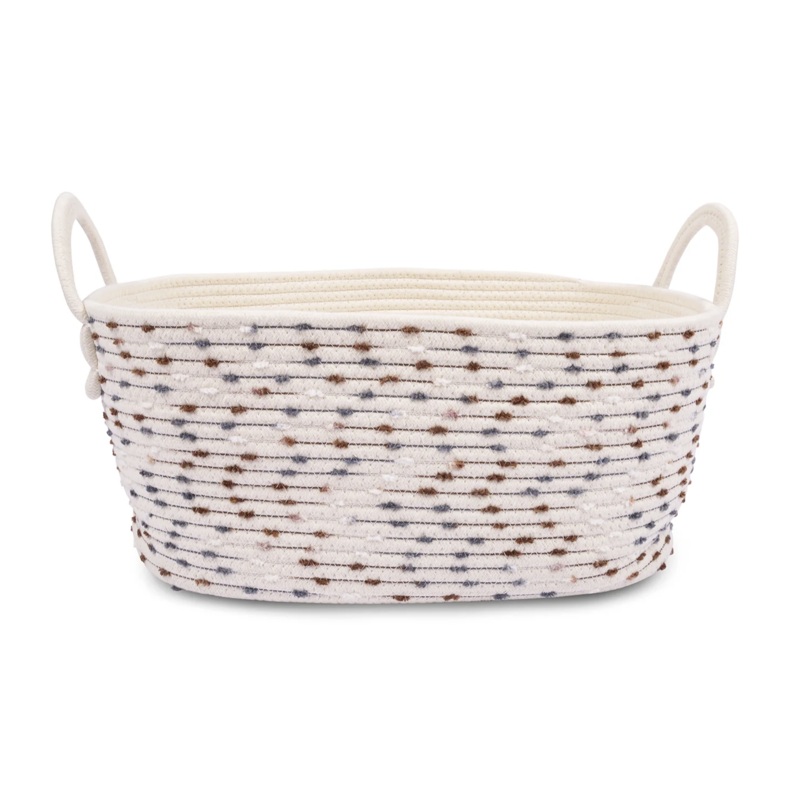 Bin - Speckled Rope Toy Bin