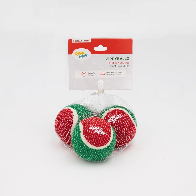 Christmas - Holiday Dog - 3-Pack Balls