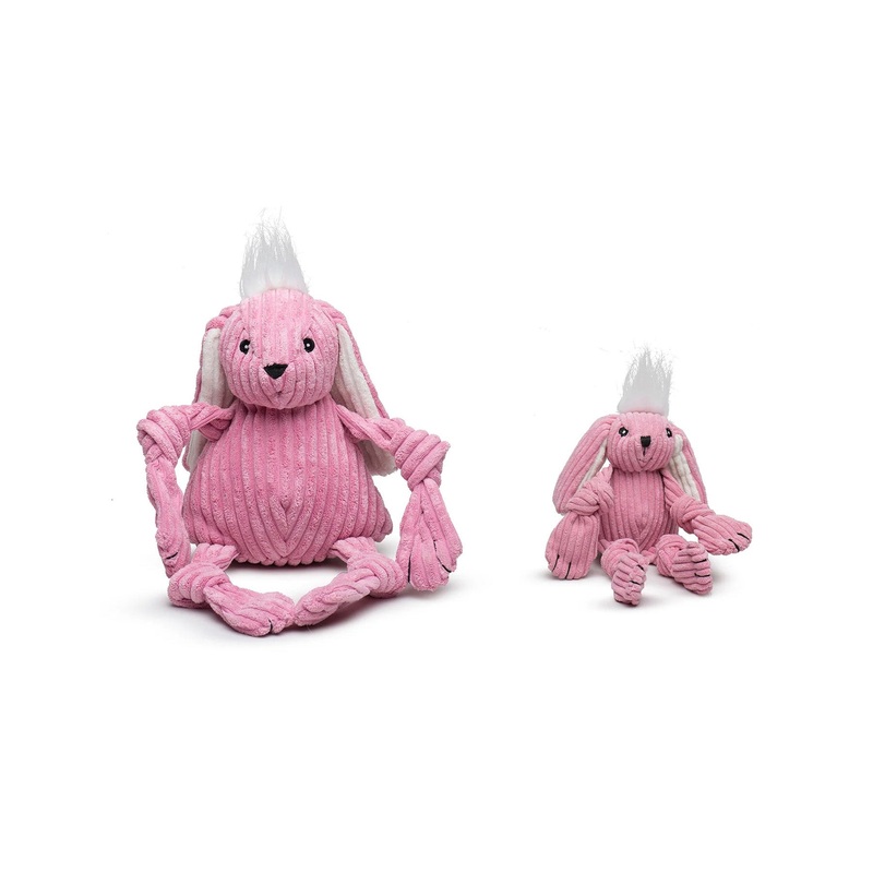 Knotties Pink Bunny Toy - Dog Toy - 2 Sizes