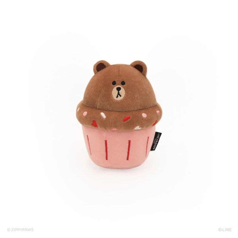 Pink Happy Birthday Cupcake - Dog Toy