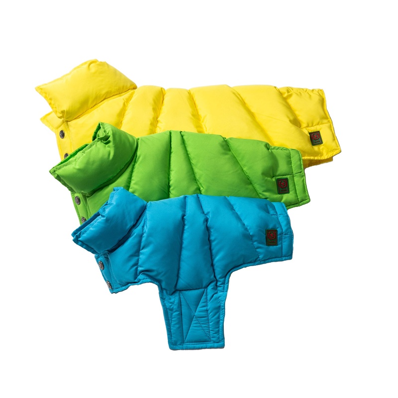 Puffer Coat (Synthetic Filled) | Yellow, Lime, Turquoise 3 Color Options