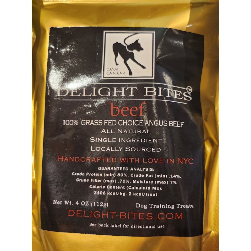 Single Ingredient - Beef Delight Bites - Dog Treat- USA