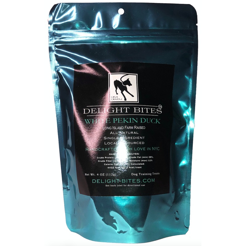 Single Ingredient - White Pekin Duck Delight Bites - Dog Treat- USA