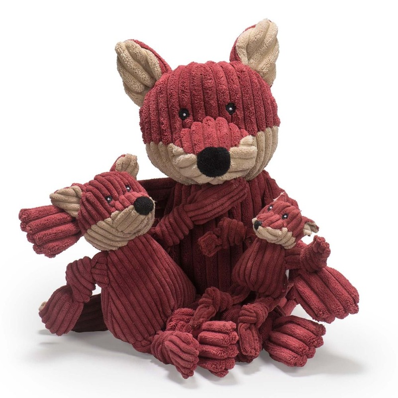 Knotties Sly Fox Knottie Plush Dog Toy - 3 Sizes