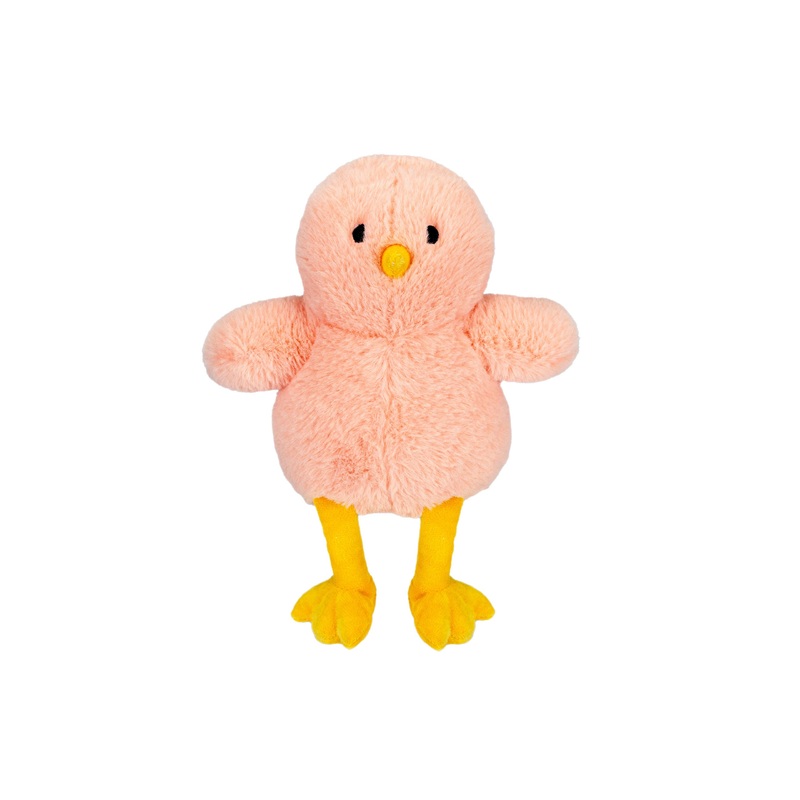 10" Pink Easter Chicken - Dog Toy