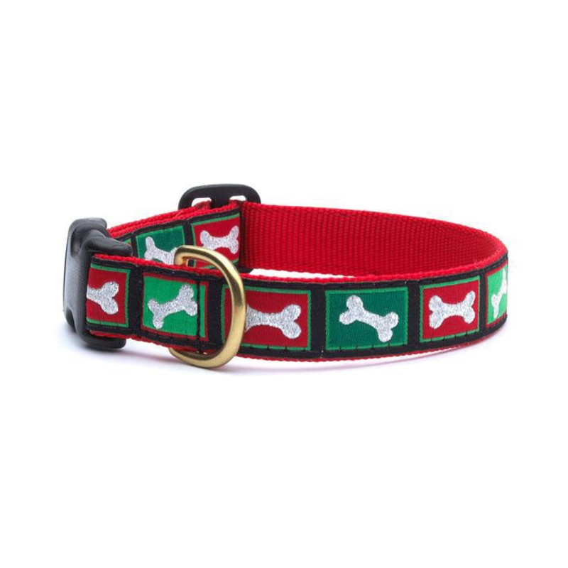 Christmas - Holiday Collar - Bones Dog Collar