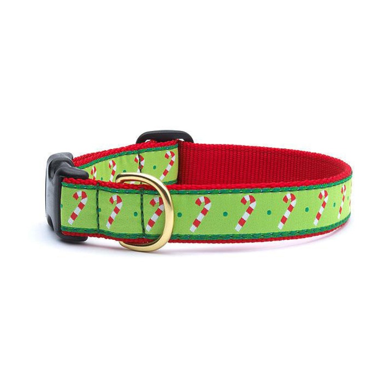 Christmas - Holiday Collar - Candy Cane Dog Collar