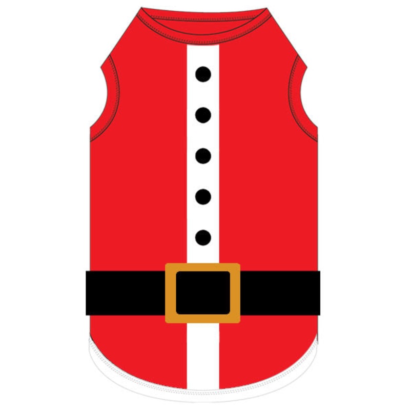 Christmas - Holiday - Santa Dog Tee Shirt