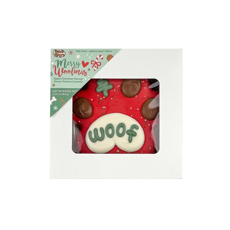 Christmas - Woof Paw Cookie - Dog Treat