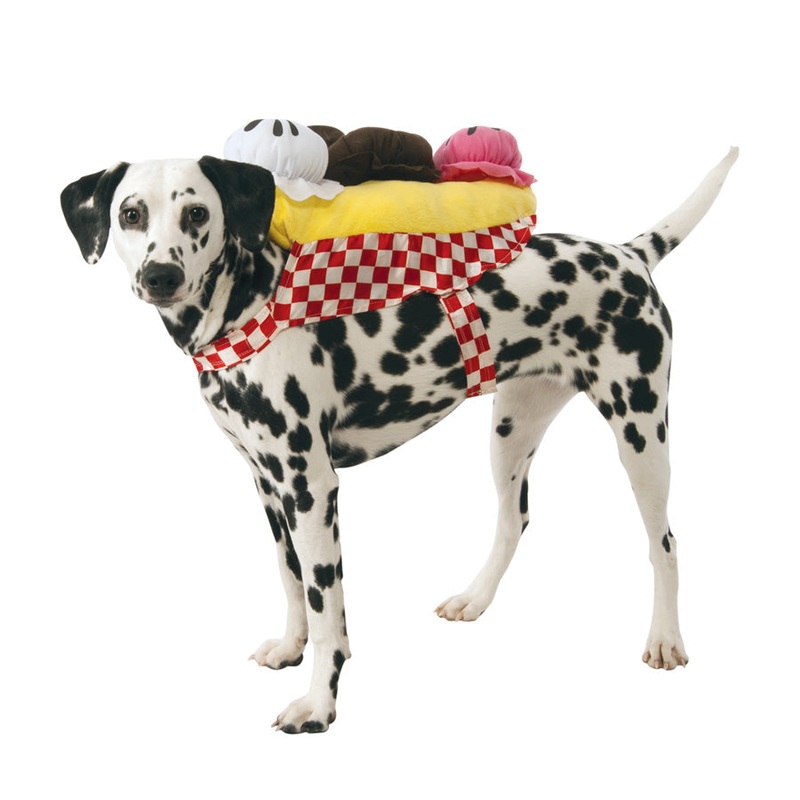 Dog Halloween Costumes | Banana Split Ice Cream Sundae