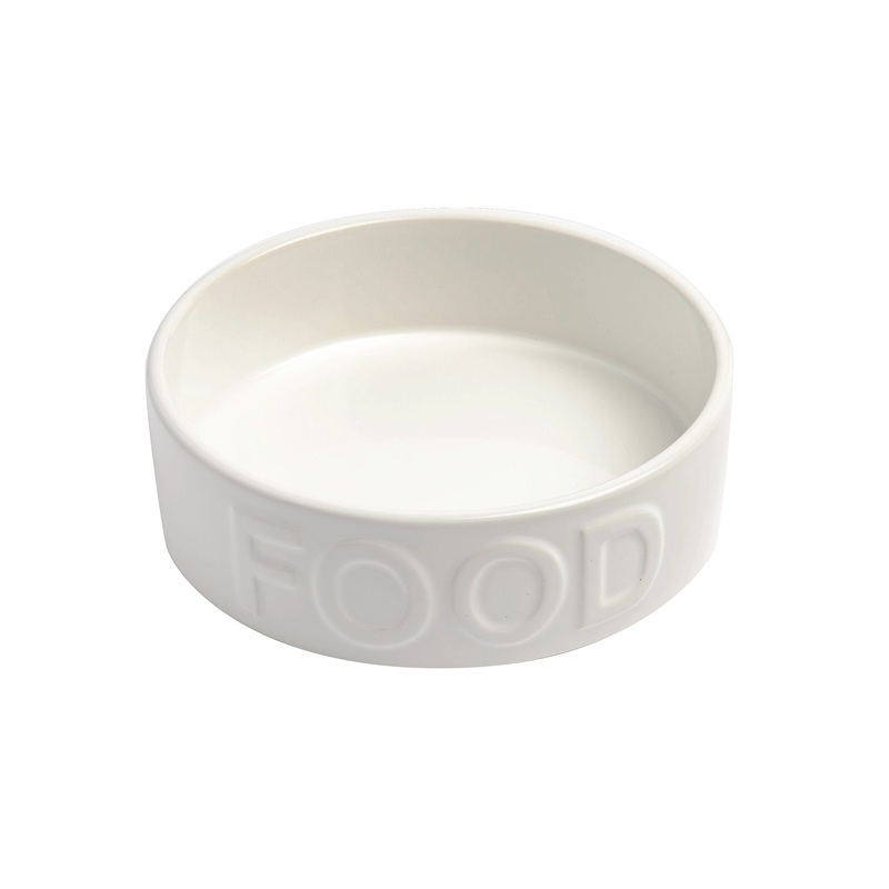 Classic Food White Pet Bowl