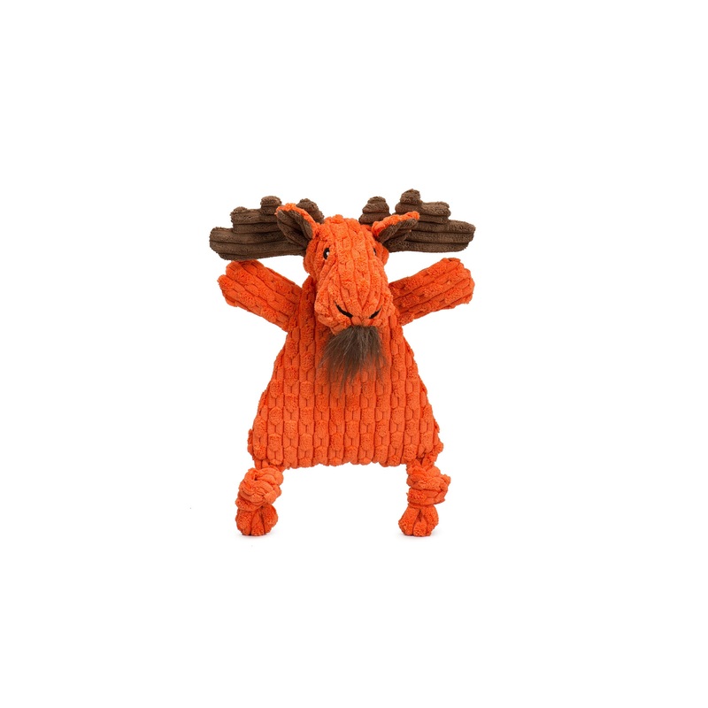 Dog Toy - Morris Moose HuggleFlatties Durable Plush Dog Toy