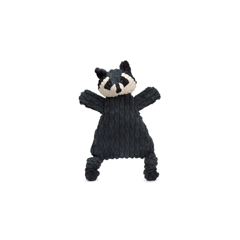 Dog Toy - Reggie Raccoon HuggleFlatties Plush Dog Toy