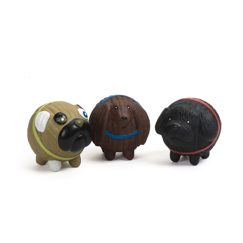 Dog Toy - Ruff-Tex HuggleMutt Latex Balls Dog Toys - 3 Options