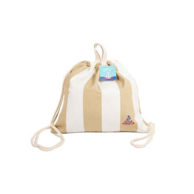 Farm Company Sailing Pet Collection Woman Backpack Made in Italy white/beige 28X32cm -