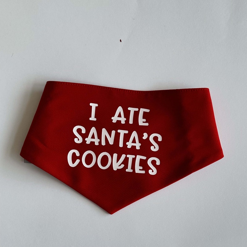 Ziggy Dog Santa's Cookies Bandana -