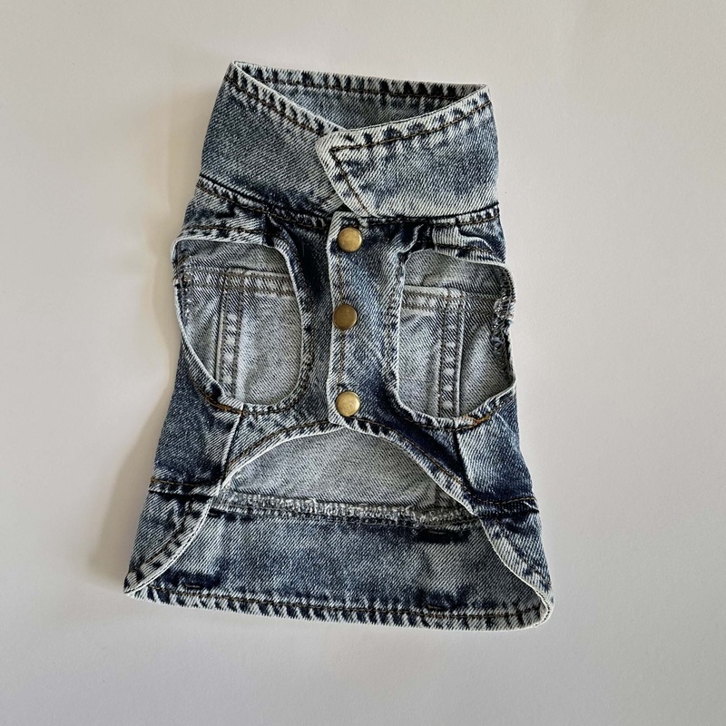 Ziggy Dog Vest Jeans Small -