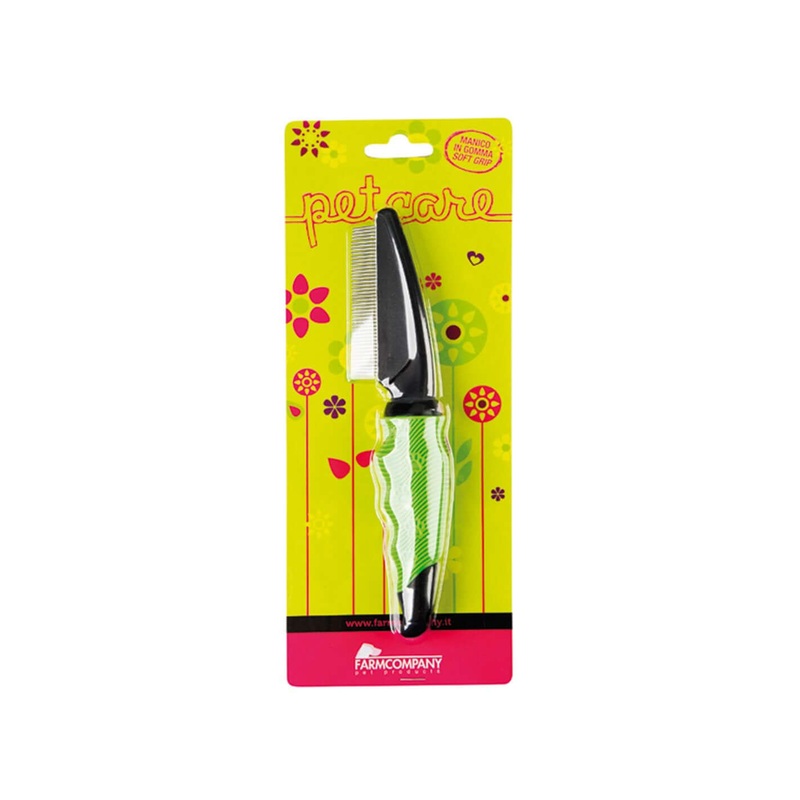 Farm Company 42 Rotating Teeth Comb with Rubber Soft Grip -