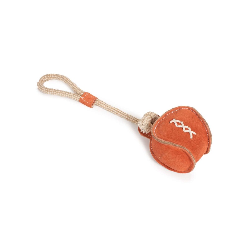 Farm Company FC Green Suede Leather Ball w/Jute Handle 36cm -