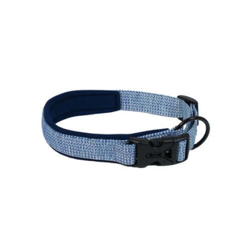 Farm Company Nylon Deluxe Collar Blue Navy - L 25mmx43 50cm -