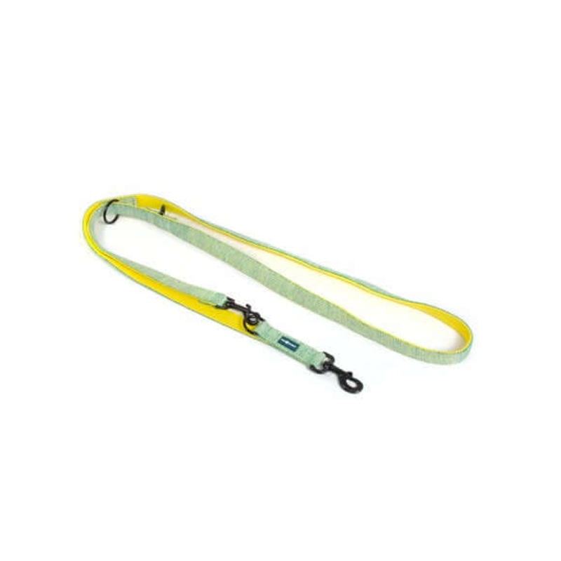 Farm Company Nylon Deluxe padded training leash Lime Green - 25mm -