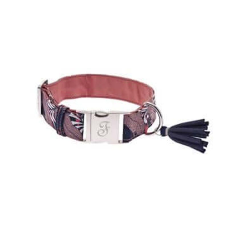 Ferribiella Kami Collar L 3.8X35-56cm Pink -