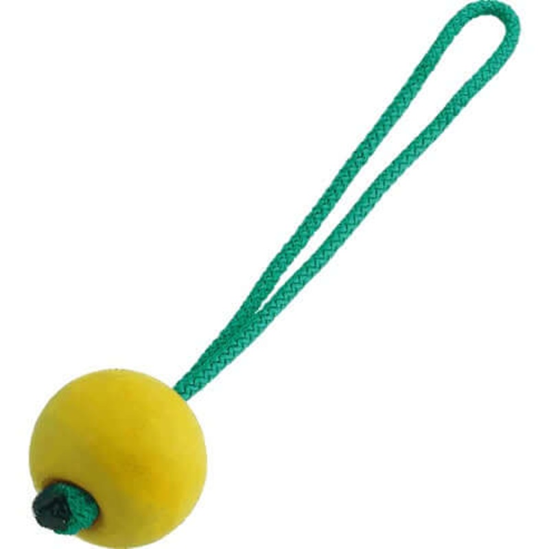 Herm Sprenger Soft Rubber Ball yellow 65mm -