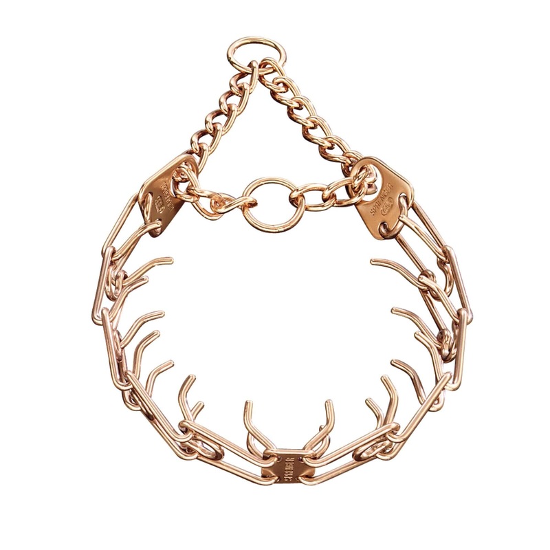Herm Sprenger ULTRA-PLUS Training Collar with Center-Plate and Assembly Chain - CUROGAN 2.25 mm 41cm / 16" -