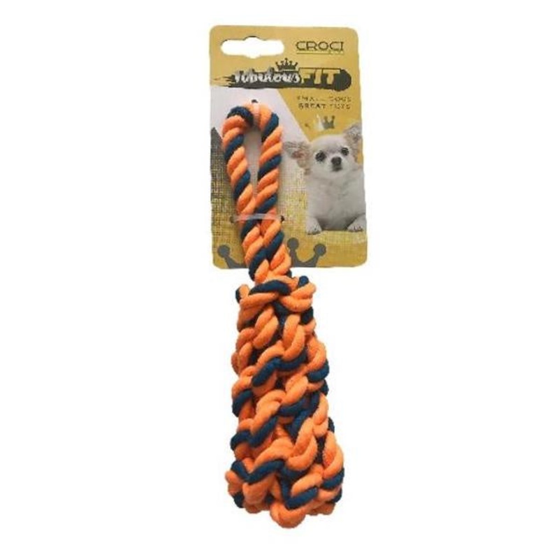 Croci Cotton Bone Braid Mini Orange/Blue -       / -