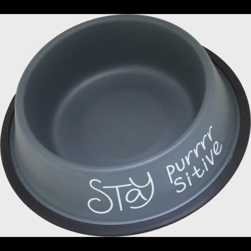 Croci Steel Bowl New Colow Grey - 710ml -        - 710  -