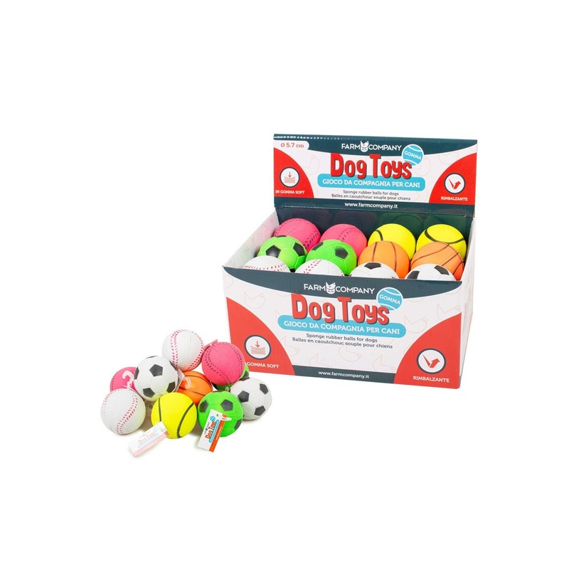 Dog toys Assorted COLOURED -