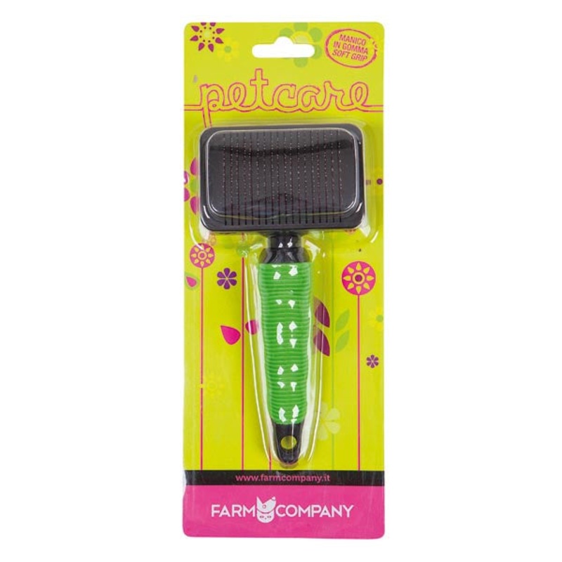 Farm Company  Automatic wire brush with rubber soft grip - Small -
