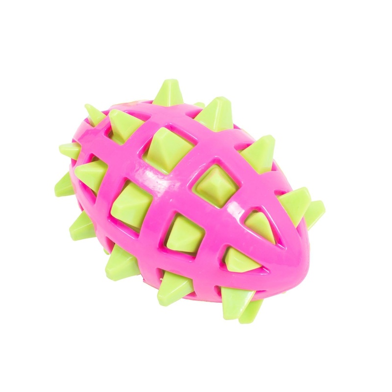 Farm Company Bite Toy Spiky Rugby ball with squeaker - 15 cm -