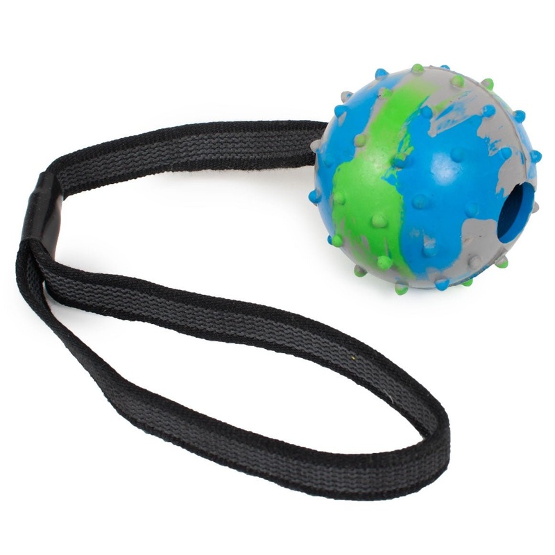 Farm Company Dental Camo rubber ball w/antskid handle - 6.5 cm -