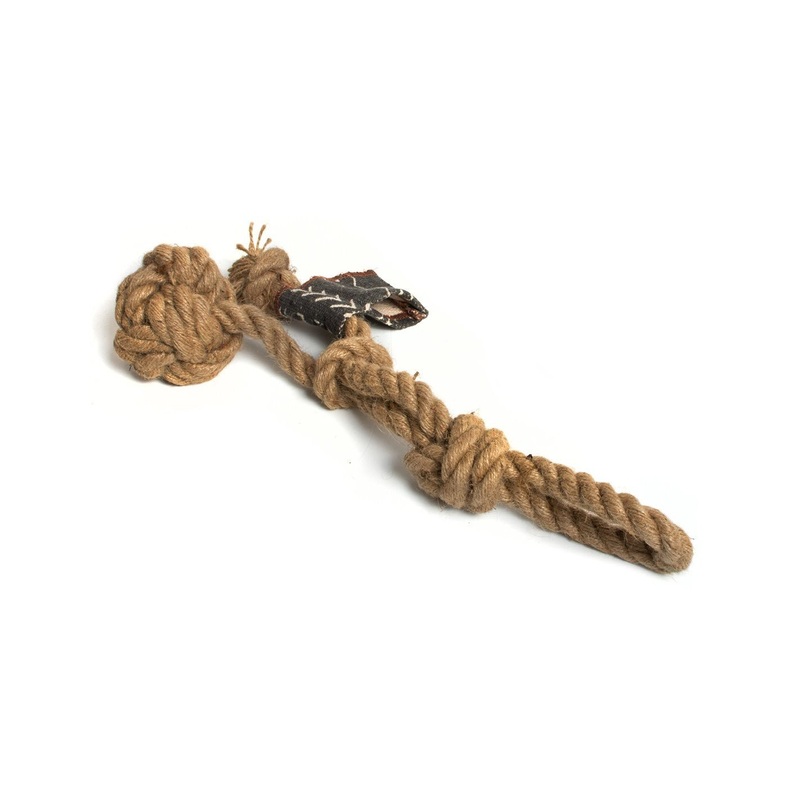 Farm Company Gioco juta 3 nodi palla & portasnack - 45 cm -